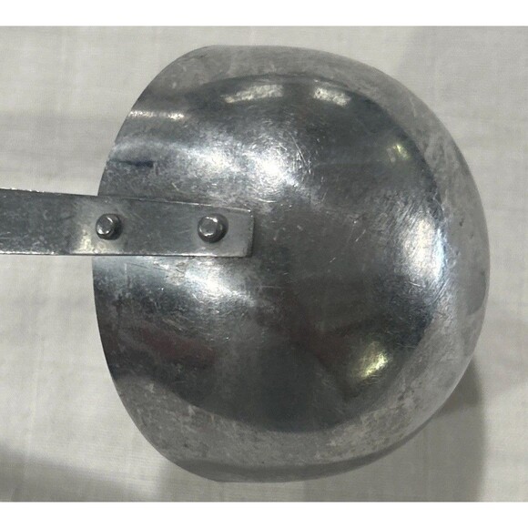 Vintage Androck Japan Stainless Steel Cooking Serving Ladle Wood Handle - Picture 5 of 6